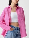GAP Mušelínová oversize košeľa GAP