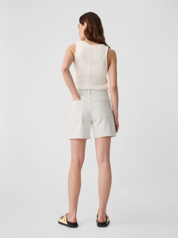 GAP Džínsové midi krátke nohavice GAP