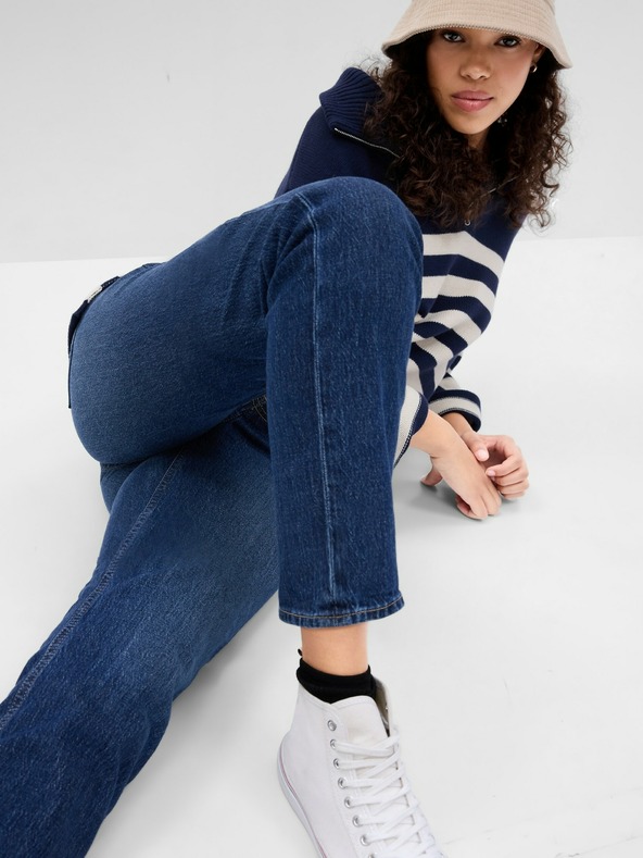 GAP Jeans hlače straight High Rise Cheeky GAP