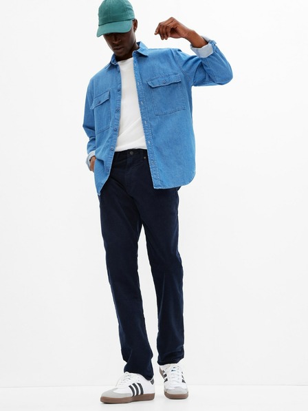 GAP Žametne hlače slim GapFlex GAP