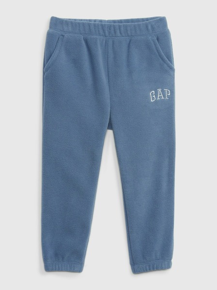 GAP Baby flis hlače z logotipom GAP