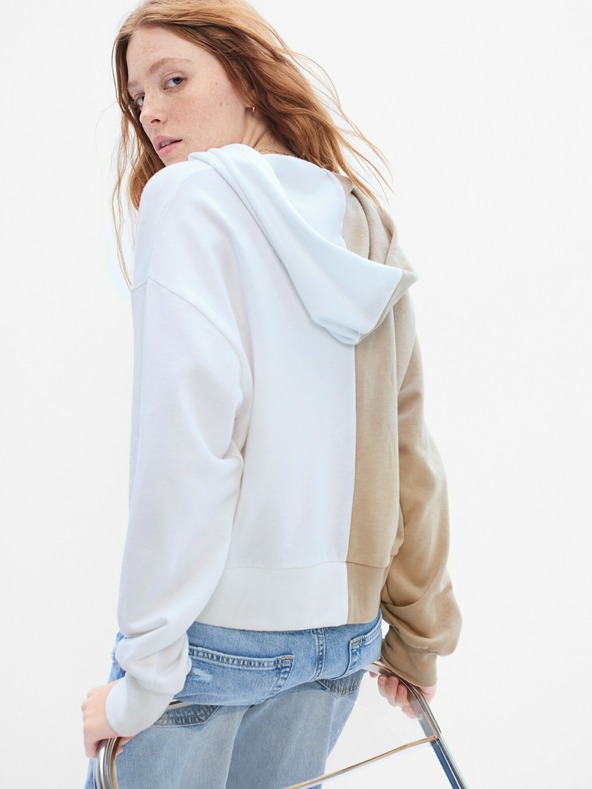 GAP Dvobarvna jopica s kapuco GAP