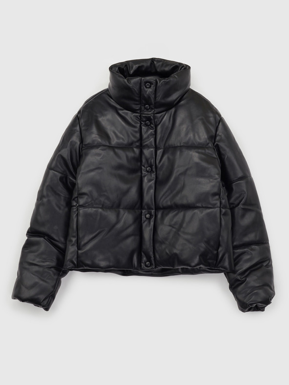 GAP Crop jakna iz umetnega usnja GAP