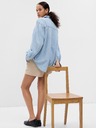 GAP Srajca Chambray Oversized Big Shirt GAP
