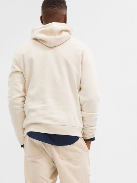 GAP Mikina s logom a fleecom GAP