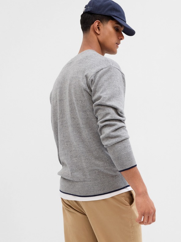 GAP Pulover z logom Gap GAP