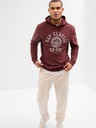 GAP Mikina s logom a fleecom GAP