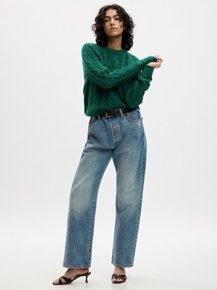 GAP Pleteni pulover z vzorcem GAP