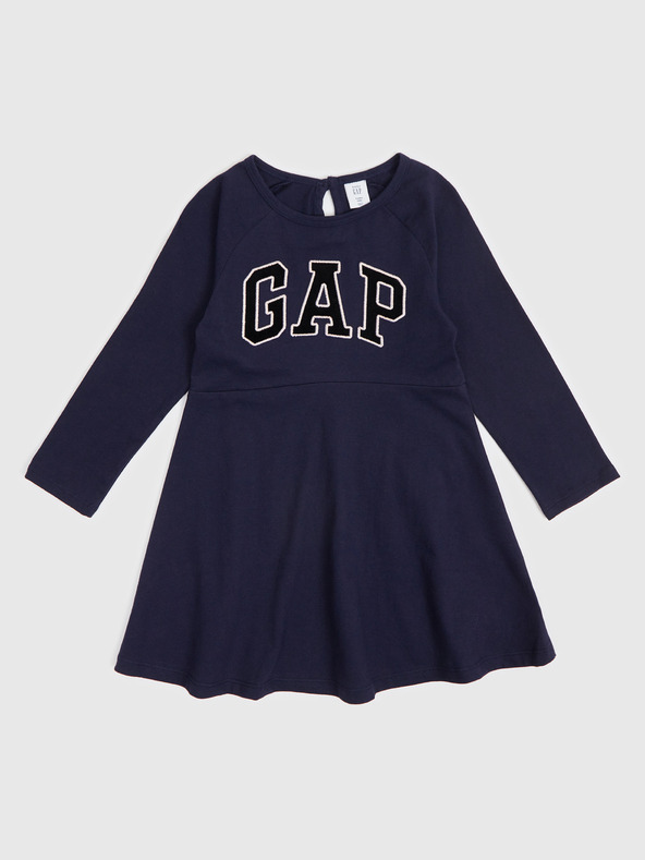 GAP Otroška obleka z logotipom GAP