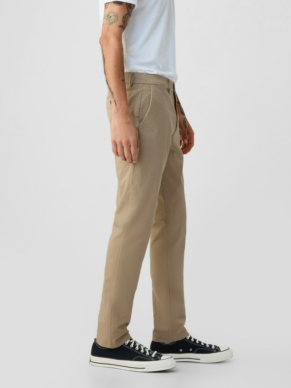 GAP Hlače modern khaki oprijete GapFlex GAP
