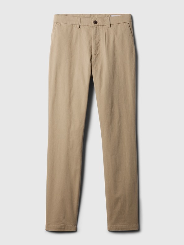 GAP Hlače modern khaki oprijete GapFlex GAP