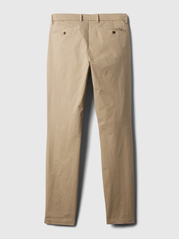 GAP Hlače modern khaki oprijete GapFlex GAP