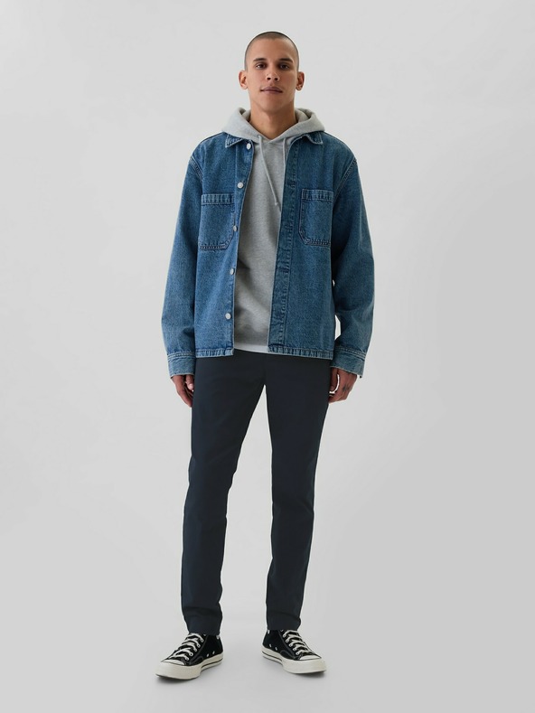 GAP Hlače modern khaki oprijete GapFlex GAP