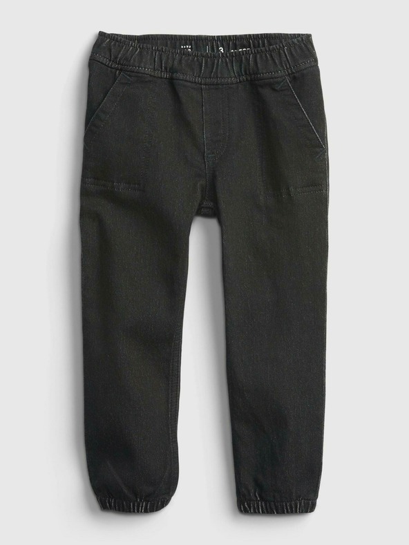 GAP Baby črne džins joggers GAP