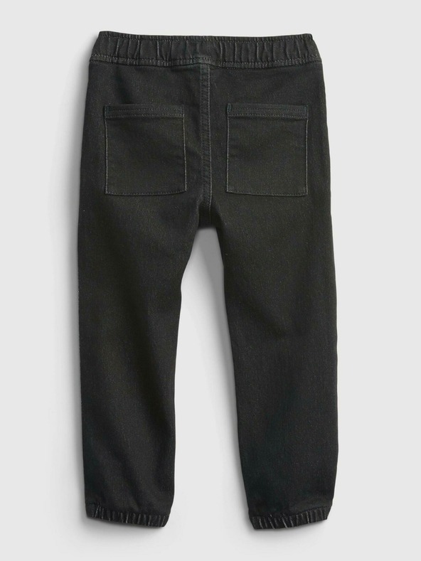 GAP Baby črne džins joggers GAP