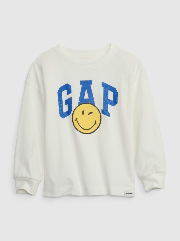GAP Baby majica Gap × SmileyWorld® GAP