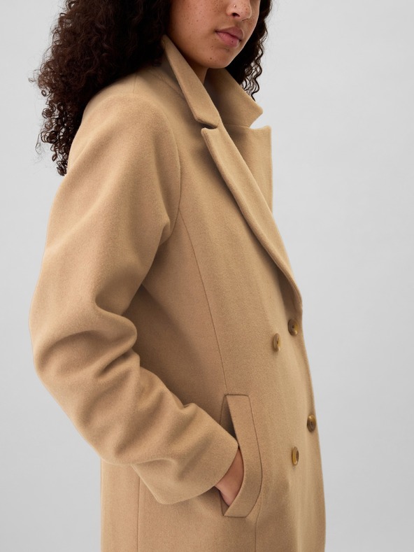 GAP Plašč z mešanico volne GAP