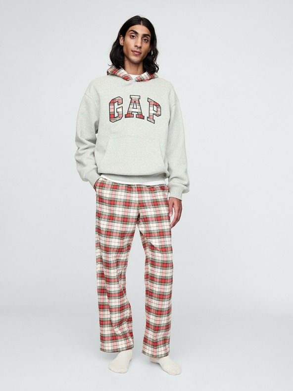 GAP Flanelne hlače za pižamo unisex GAP