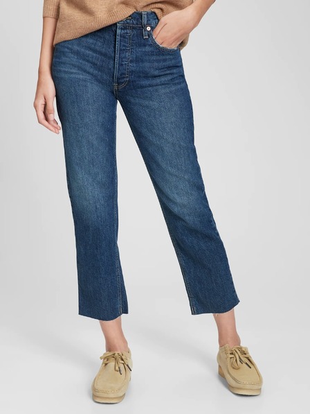 GAP Jeans hlače straight High Rise Cheeky GAP