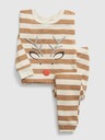 GAP Baby prugaste pižame z jelenčkom GAP