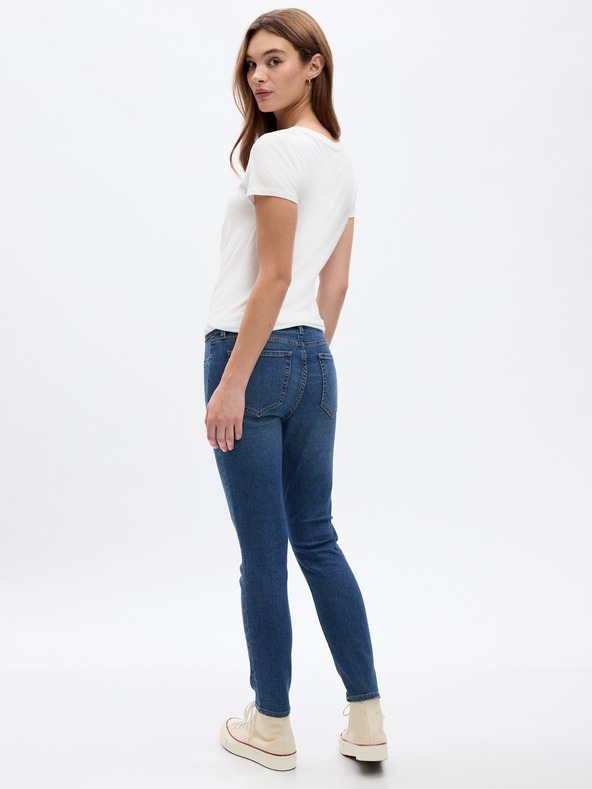 GAP Kavbojke Mid Rise Favorite Ankle Jeggings GAP