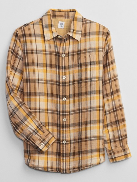 GAP Otroška karirana srajca GAP