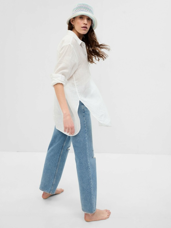 GAP Lanena dolga srajca GAP