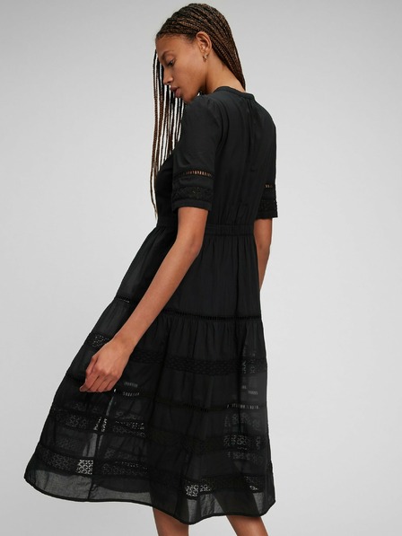 GAP Čipkované midi šaty GAP