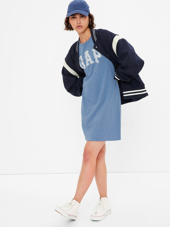 GAP Obleka s kratkimi rokavi z logotipom GAP