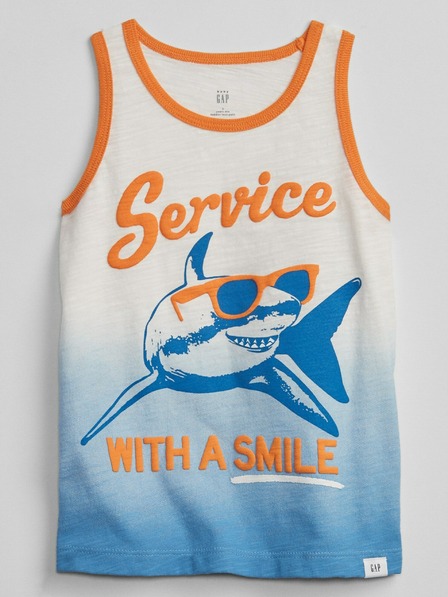 GAP Otroška majica brez rokavov GAP