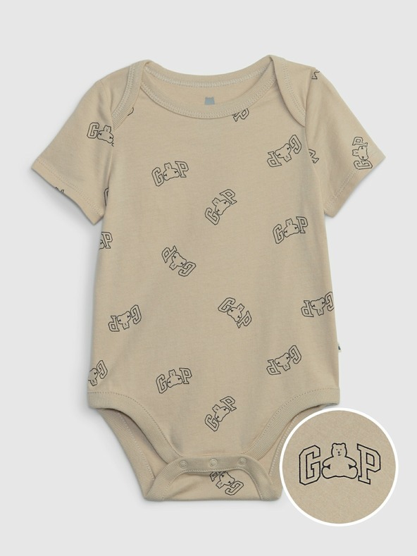 GAP Baby bodi Mix & Match z motivom GAP