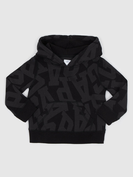 GAP Otroška majica z logotipom in kapuco GAP