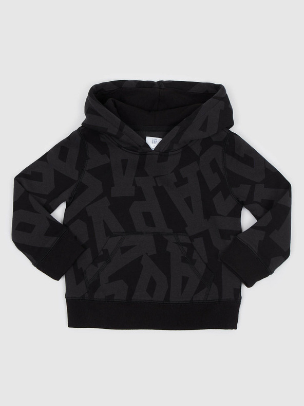 GAP Otroška majica z logotipom in kapuco GAP