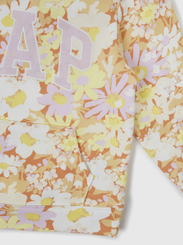 GAP Baby kvetinová mikina GAP