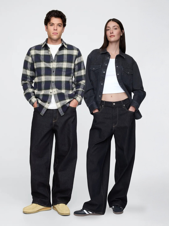 GAP Izjemno vrečaste unisex kavbojke GAP