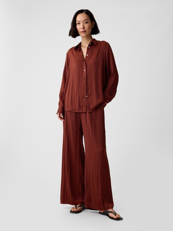 GAP Satenasta srajca Boyfriend GAP