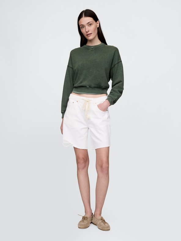 GAP Srednje visoke ohlapne bermuda hlače iz 90. let GAP