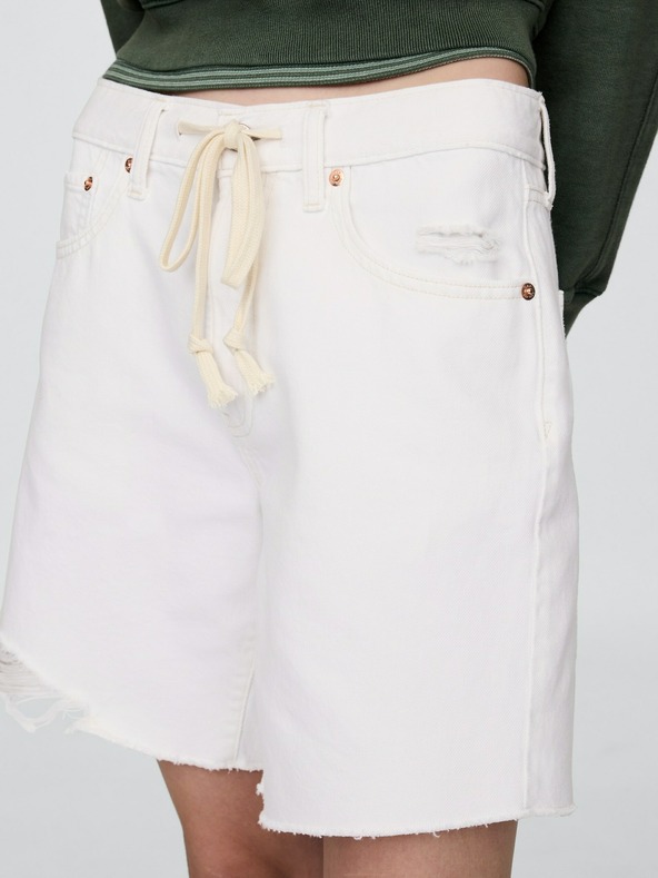 GAP Srednje visoke ohlapne bermuda hlače iz 90. let GAP