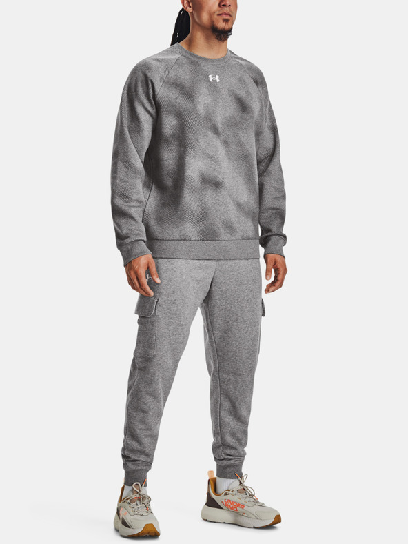 Under Armour Moški pulover Under Armour UA Rival Fleece Printed Crew