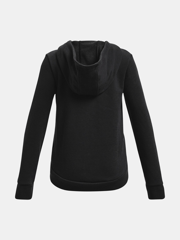 Under Armour Dekliški pulover Under Armour Rival Fleece LU FZ Hoodie-BLK