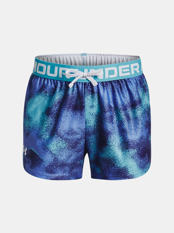 Under Armour Dekliške kratke hlače Under Armour Play Up Printed Shorts-BLU