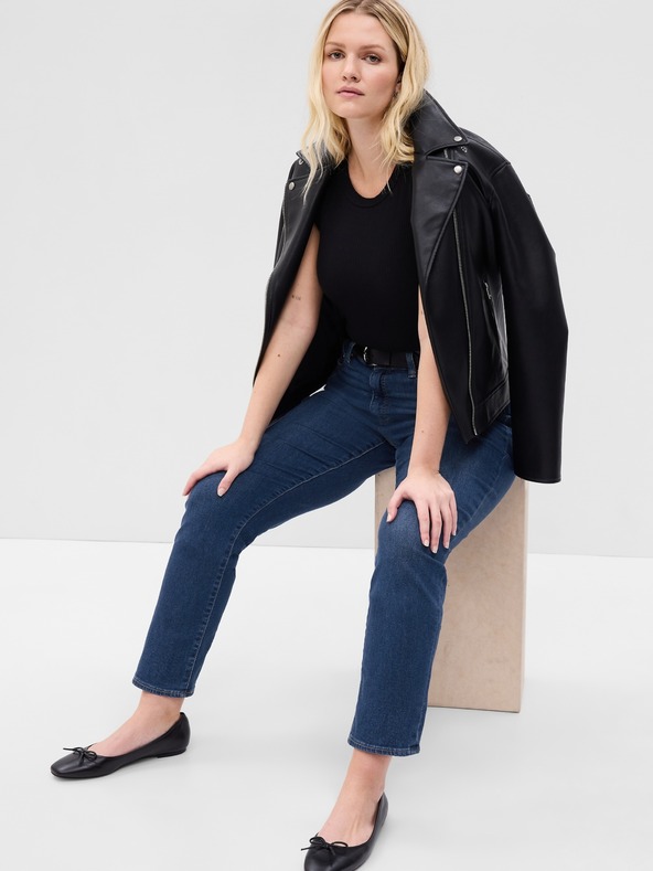 GAP Džins hlače Straight High Rise Classic GAP