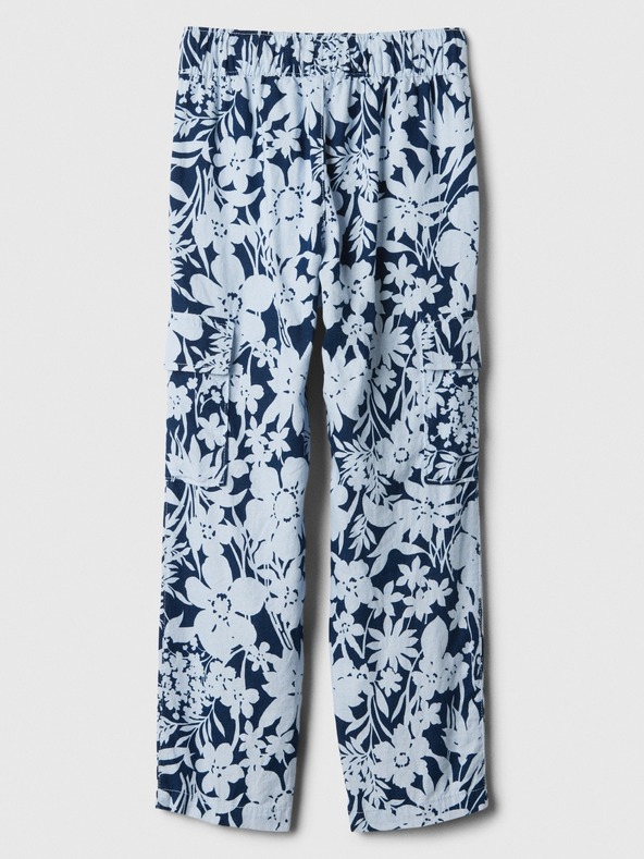 GAP Otroške lanene cargo hlače GAP