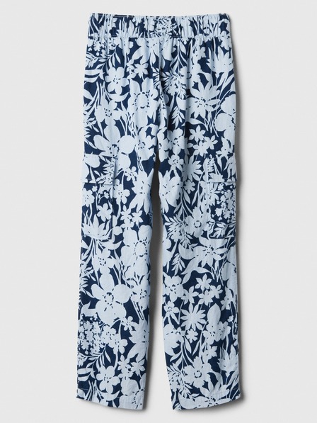 GAP Otroške lanene cargo hlače GAP