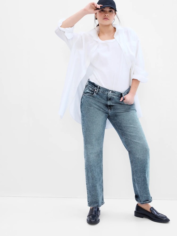 GAP Džínsy loose Mid Rise '90s GAP