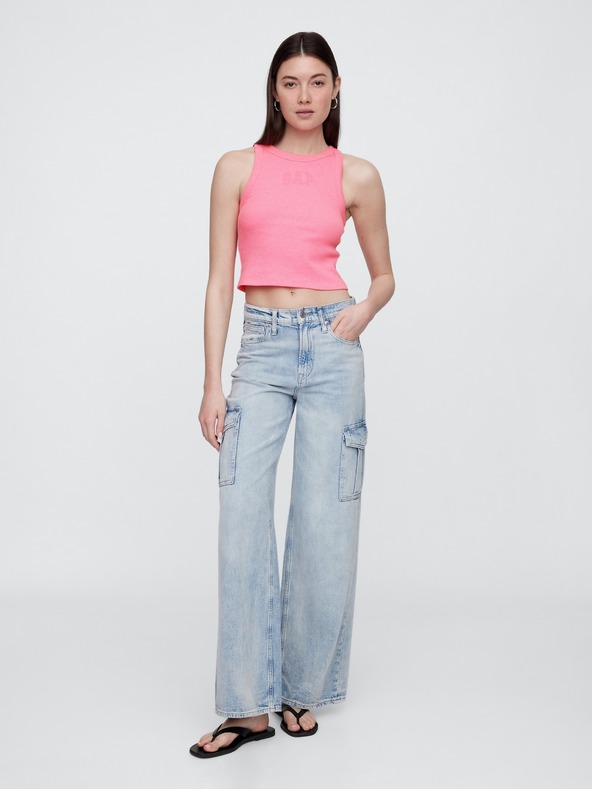 GAP Rebrasta majica z logotipom GAP