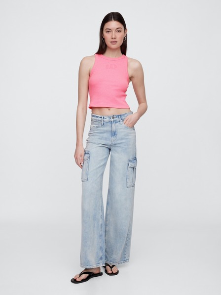 GAP Rebrasta majica z logotipom GAP