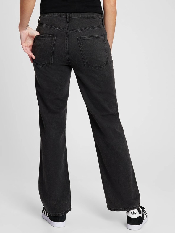 GAP Džínsy uvoľnené Mid Rise Distressed '90s GAP
