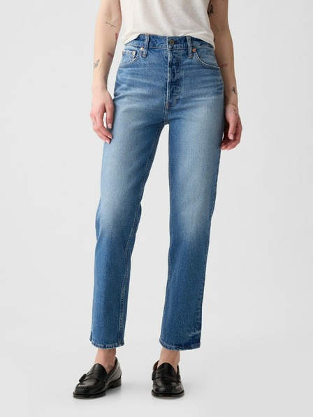 GAP Jeans hlače straight High Rise Cheeky GAP