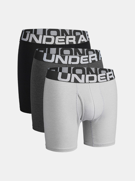 Under Armour Moške boksarice Under Armour Charged Cotton 6in 3 Pack